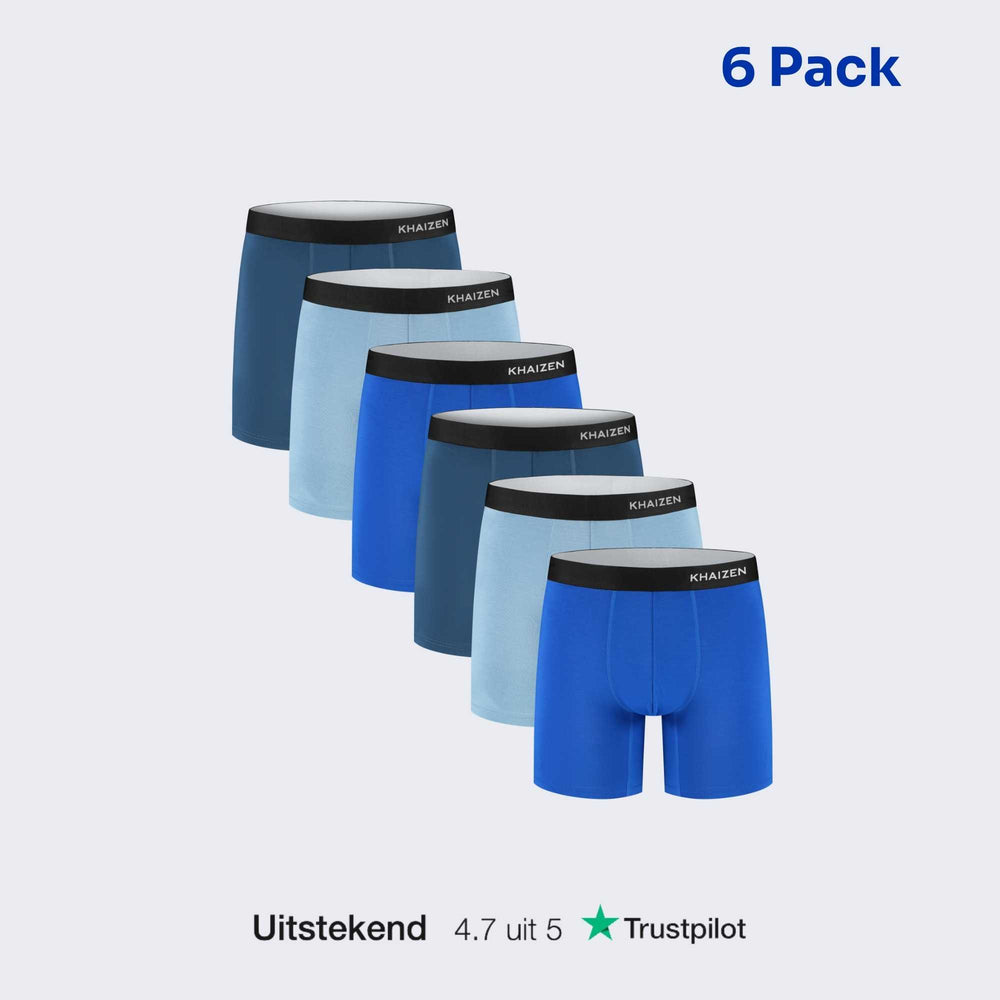Comfort Boxershorts TENCEL™ 6-Pack - Kleuren Mix