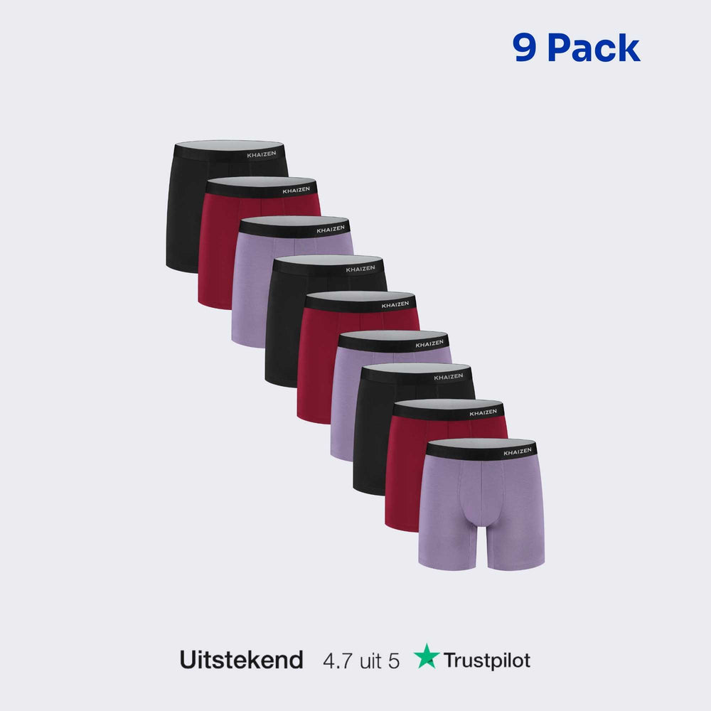 Men's Comfort Boxer Briefs 2.0 TENCEL™ 9-Pack Mix